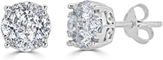 diamond stud earrings