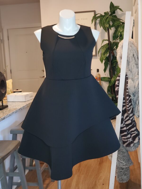 Eloquii Double Skirt Fancy Cocktail Dress